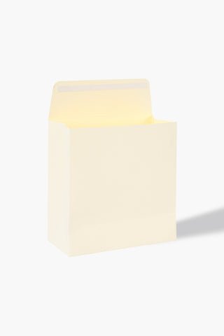 16x16x7 cm Krem Hediye Zarfı