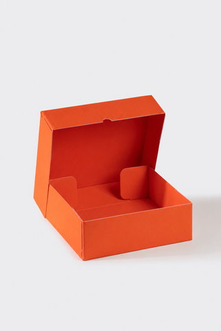 30x30x12 cm Turuncu Kargo Kutusu Kendinden Kapaklı