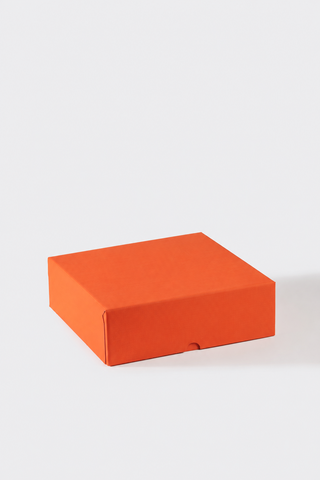 30x30x12 cm Turuncu Kargo Kutusu Kendinden Kapaklı