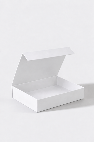 32x23x5 cm Beyaz Mıknatıslı Mukavva Kutu