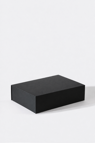 34x25x8.3 cm Siyah Mıknatıslı Mukavva Kutu