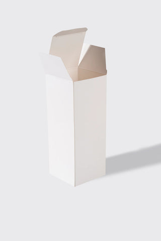 5.5x5.5x12 cm 50 ml Beyaz Karton Parfüm Kutusu