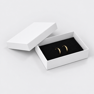 9x13x3.5 cm Beyaz Takı Set Kutusu