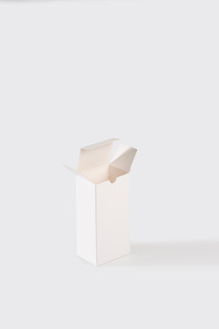 5.5x5.5x12 cm 50 ml Beyaz Karton Parfüm Kutusu