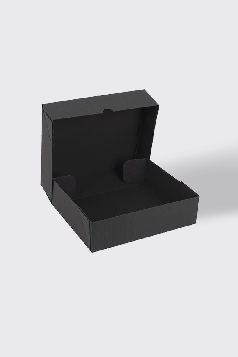 35x25x10 cm Siyah Kargo Kutusu Kendinden Kapaklı