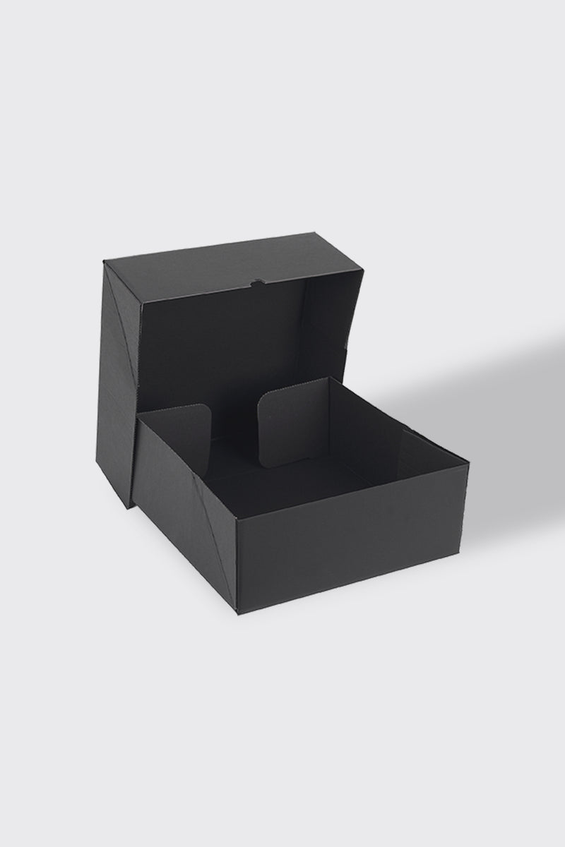 22x22x10 cm Siyah Kargo Kutusu Kendinden Kapaklı