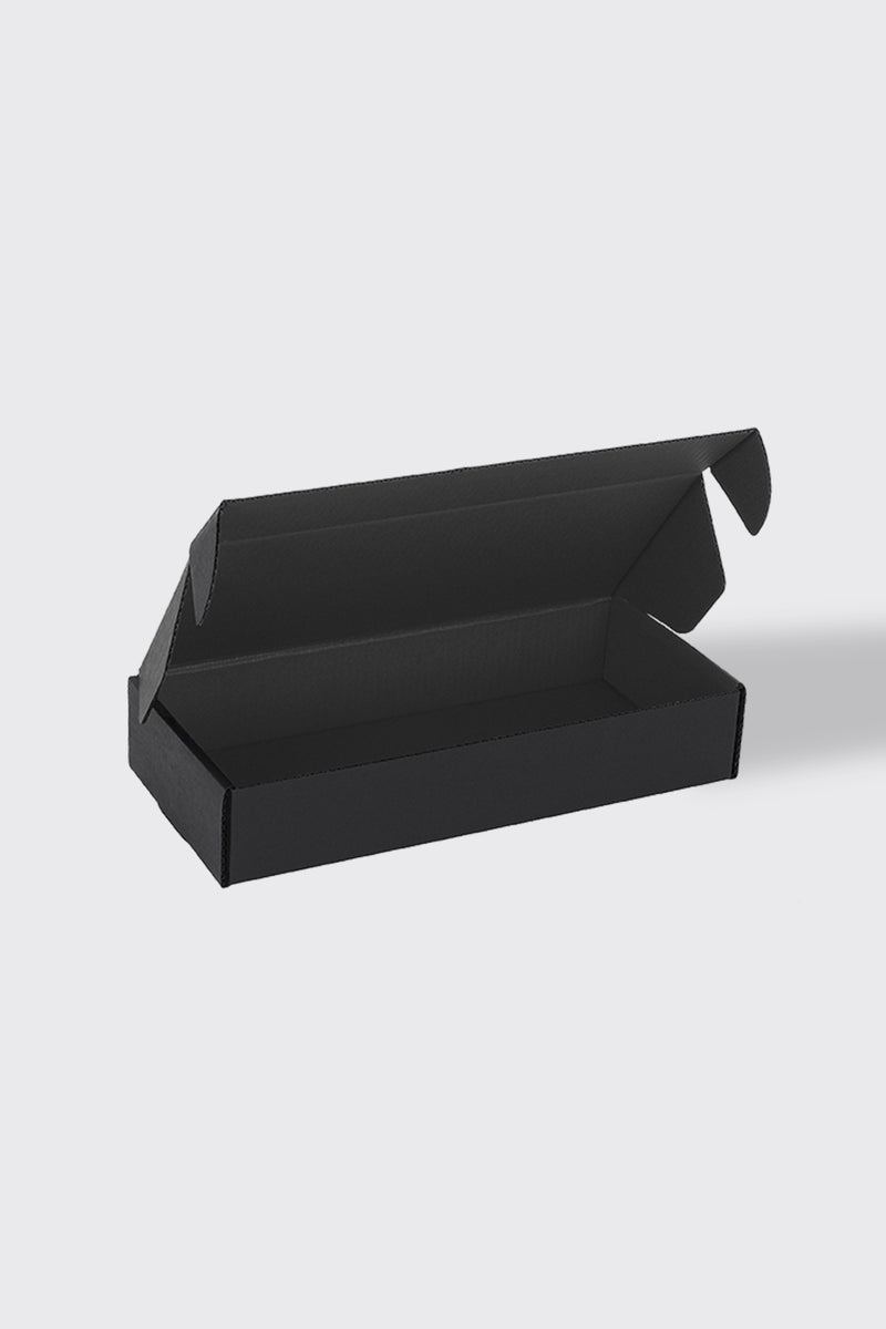 23x10,5x4cm Siyah Kargo Kutusu Kendinden Kapaklı