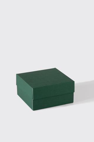 15.5x15.5x8 cm Yeşil Kargo Kutusu Kendinden Kapaklı